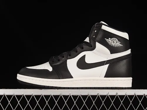 All categories Air Jordan Jordan series basketball shoes Air Jordan 1 High pure original version Air Jordan 1 High 85 "Black White" AJ1 Joe 1 black and white panda BQ4422-001